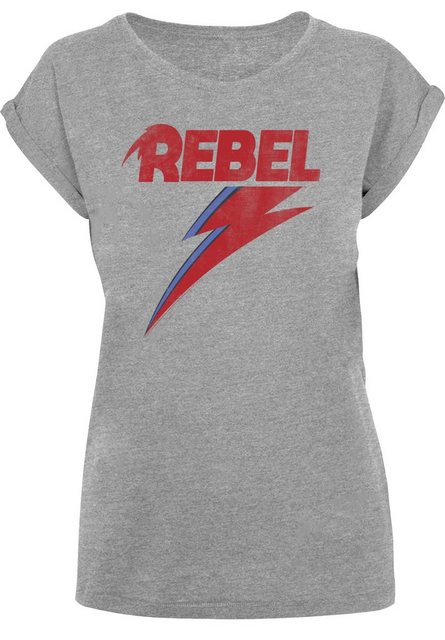 F4NT4STIC T-Shirt David Bowie Distressed Rebel Print günstig online kaufen