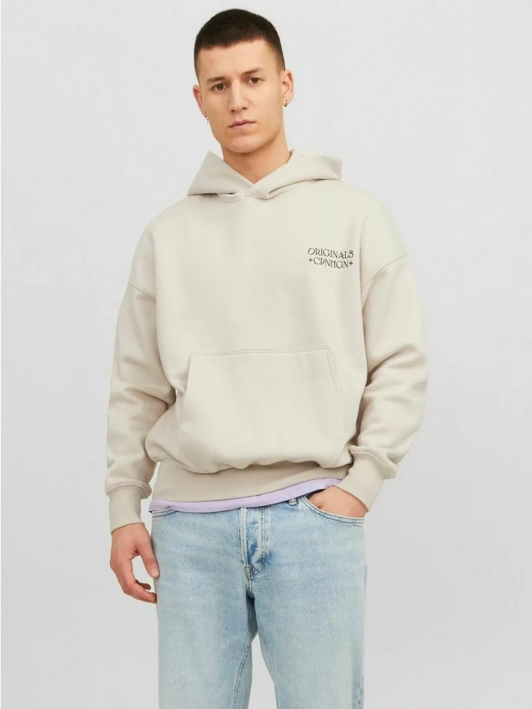 Jack & Jones Sweatshirt Design Hoodie Dropped Shoulder Sweater Pullover JOR günstig online kaufen