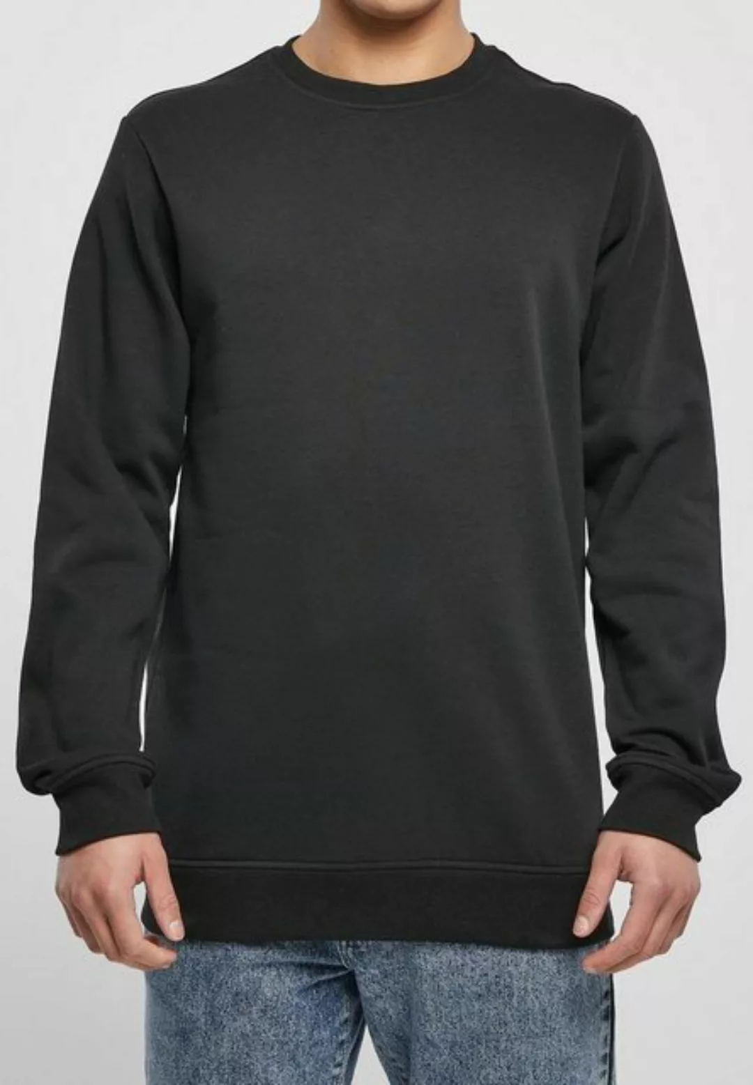 URBAN CLASSICS Sweatshirt Casual (1-tlg) Basic Pullover mit Rundhals-Aussch günstig online kaufen