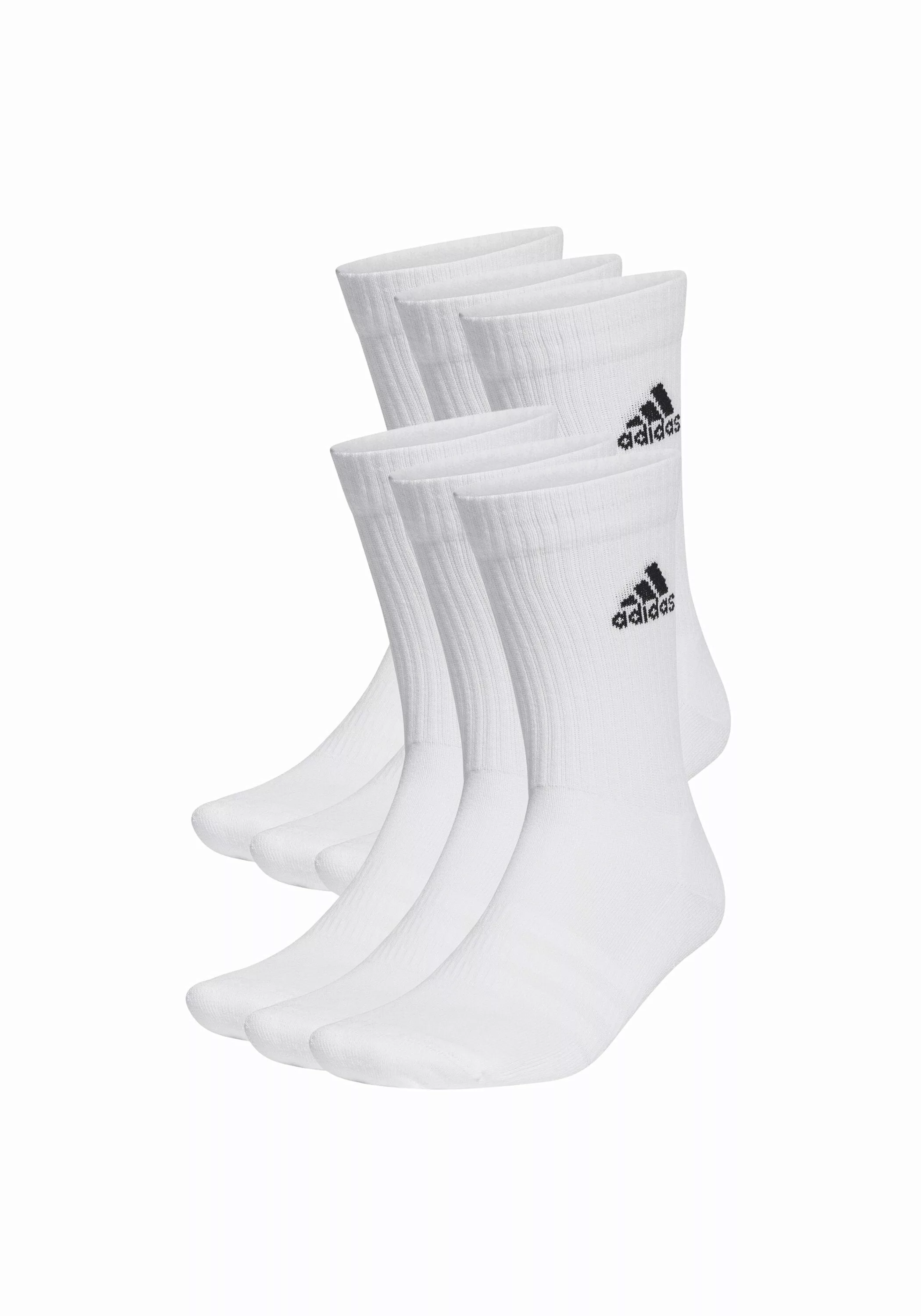 adidas Originals Kurzsocken "Socken Cushioned Sportswear Crew 6P 6er Pack" günstig online kaufen