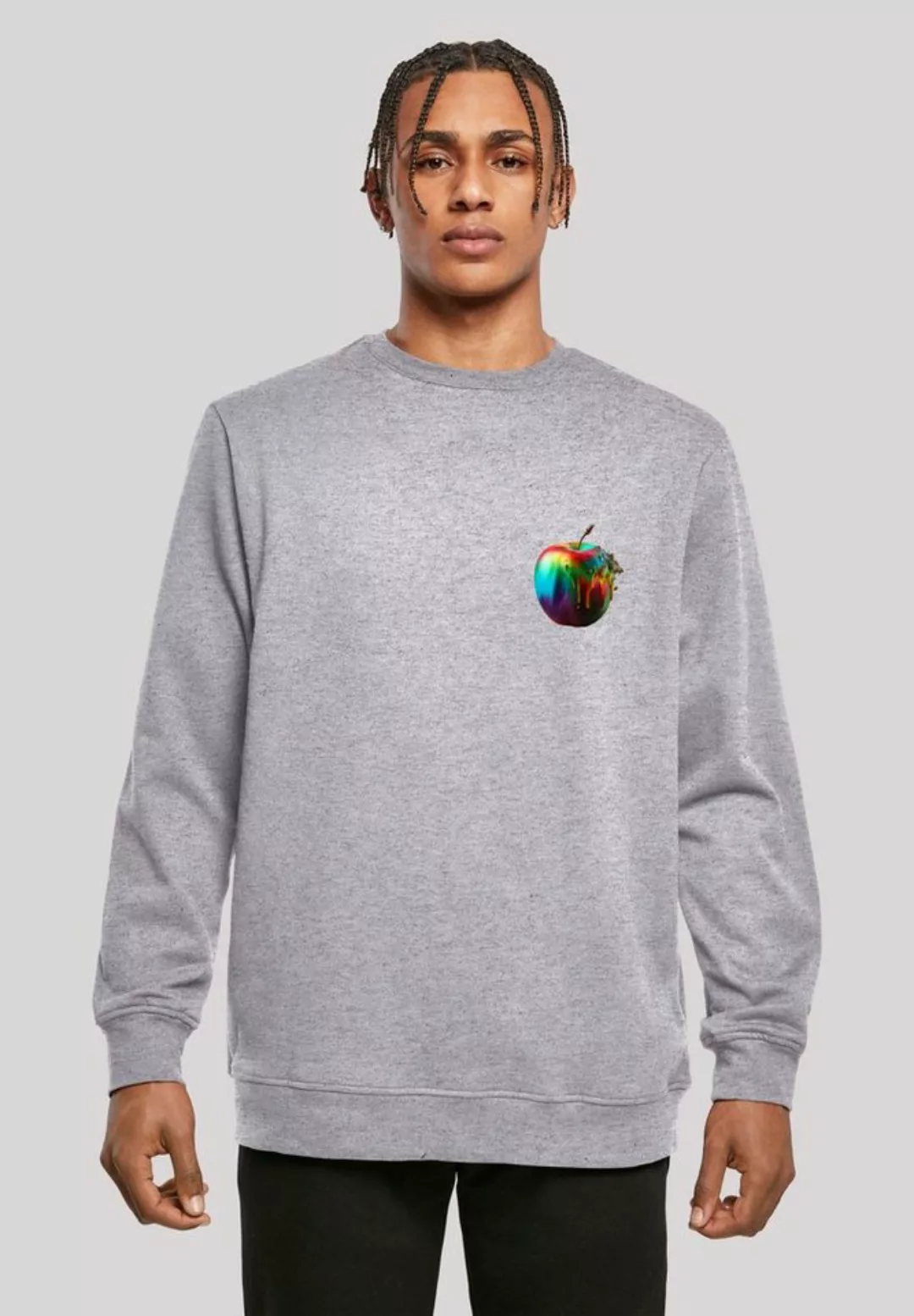 F4NT4STIC Kapuzenpullover Colorfood Collection - Rainbow Apple Print günstig online kaufen