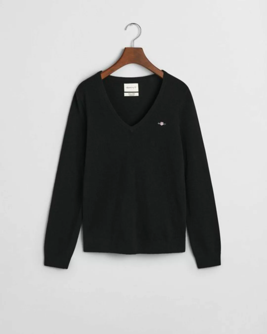 Gant V-Ausschnitt-Pullover EXTRAFINE LAMBSWOOL V-NECK günstig online kaufen