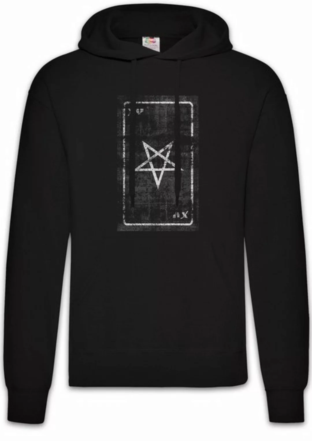 Urban Backwoods Hoodie Tarot The Devil Herren Hoodie Tarot Karte Karten Dev günstig online kaufen