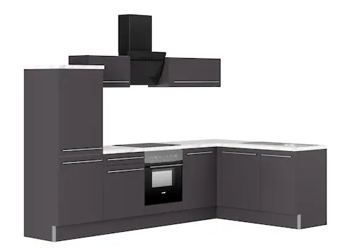KOCHSTATION Küche »KS-Bern2«, Stellmaße 295 x 175 cm, wahlweise mit E-Gerät günstig online kaufen