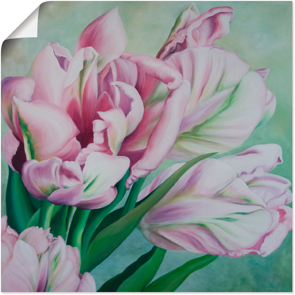 Artland Wandbild "Tulpen", Blumen, (1 St.), als Leinwandbild, Poster in ver günstig online kaufen