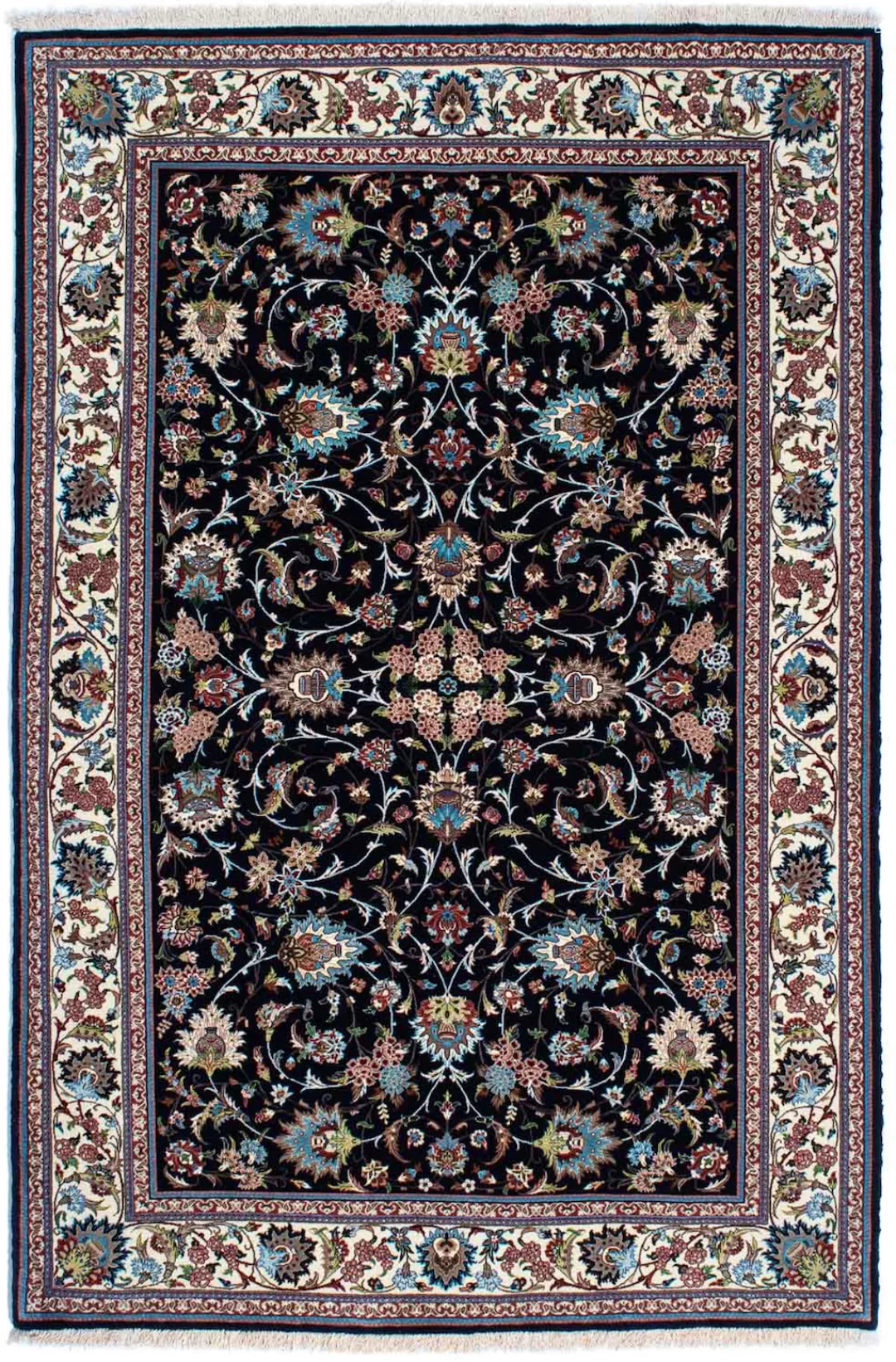 morgenland Orientteppich »Perser - Ghom - 210 x 140 cm - dunkelblau«, recht günstig online kaufen