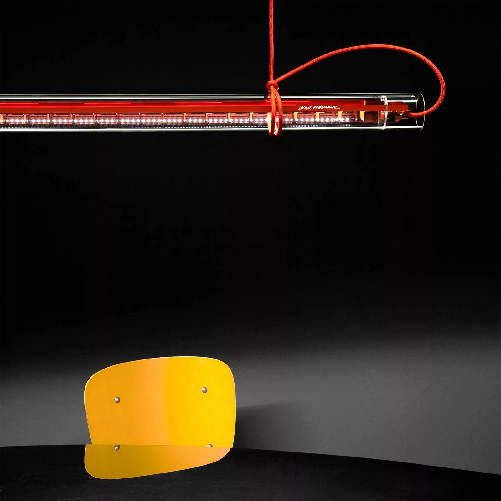 Ingo Maurer Tubular LED-Hängeleuchte, rot günstig online kaufen