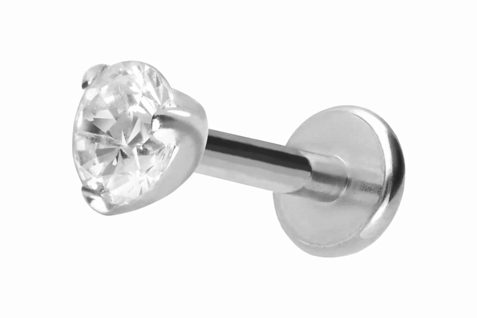 PIERCINGLINE Piercing-Set Titan Labret mit Innengewinde günstig online kaufen