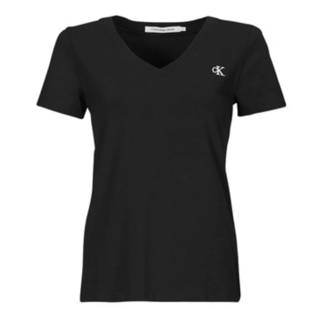 Calvin Klein Jeans  T-Shirt CK EMBROIDERY STRETCH V-NECK günstig online kaufen