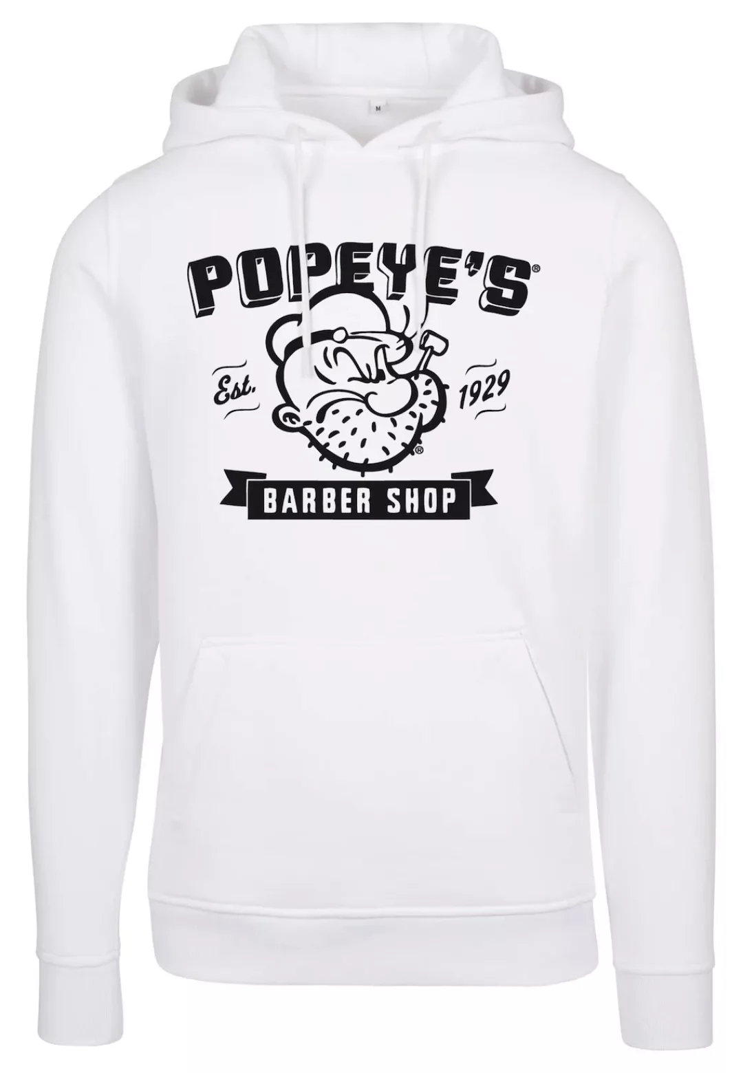 Merchcode Kapuzensweatshirt "Merchcode Herren Popeye Barber Shop Hoody" günstig online kaufen