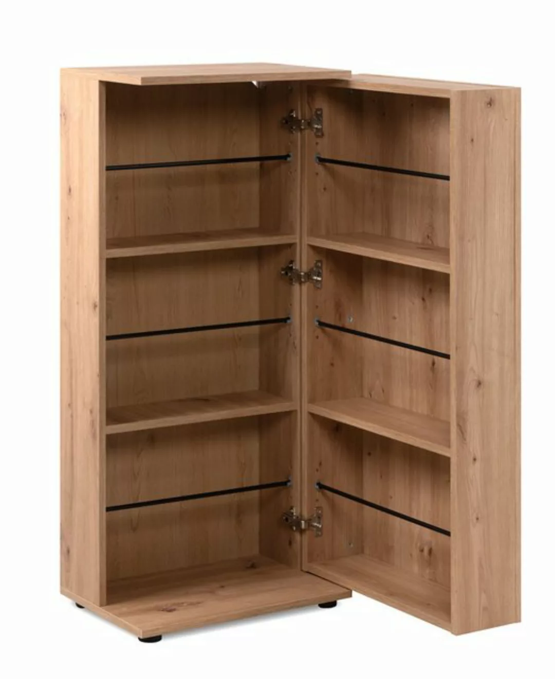 Finori Schuhschrank in Dekor Artisan Oak - 50x105x34cm (BxHxT) günstig online kaufen