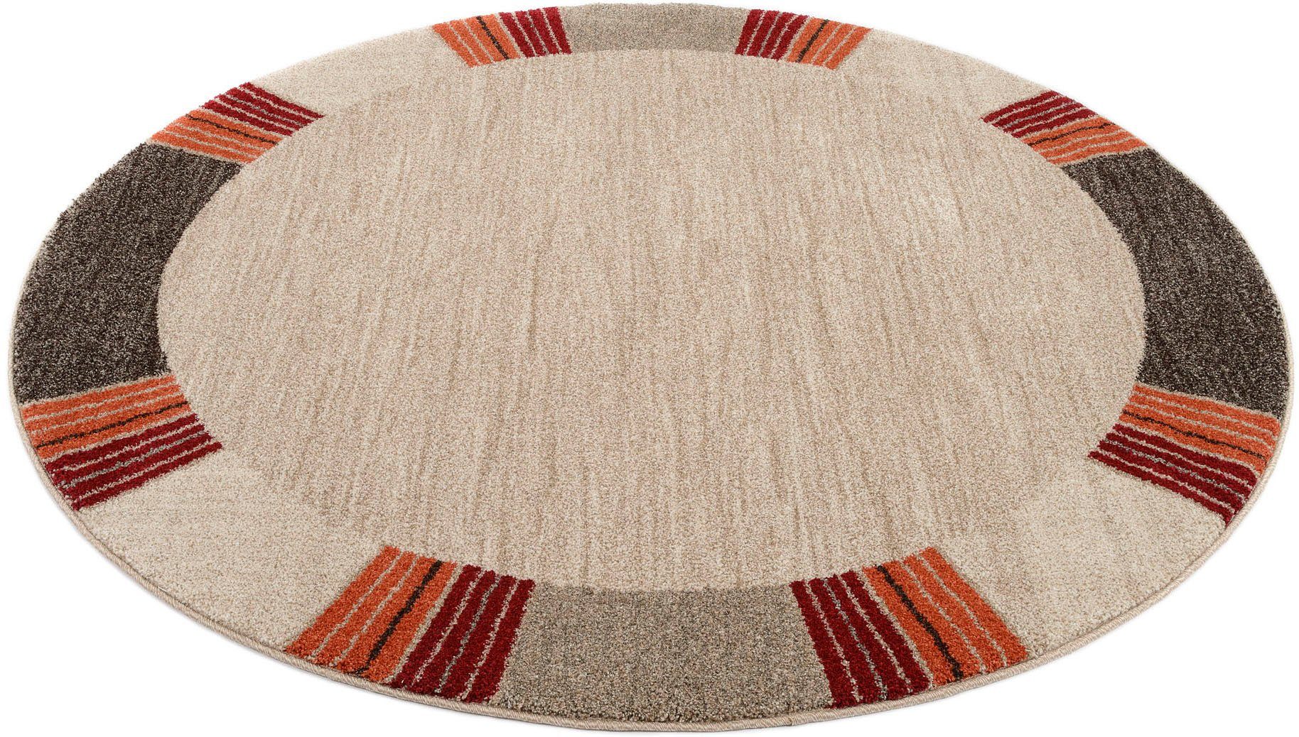 OCI DIE TEPPICHMARKE Teppich »CASTLE FLORA«, rund, 20 mm Höhe, Wohnzimmer günstig online kaufen