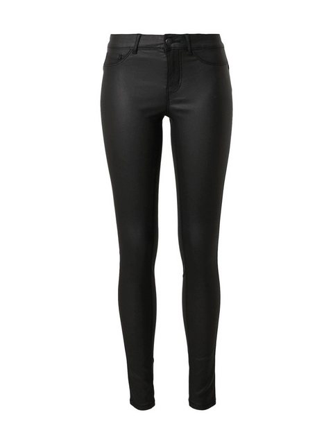 Pieces Shape-up Paro Skinny Mid Waist Coated Hose S Black günstig online kaufen