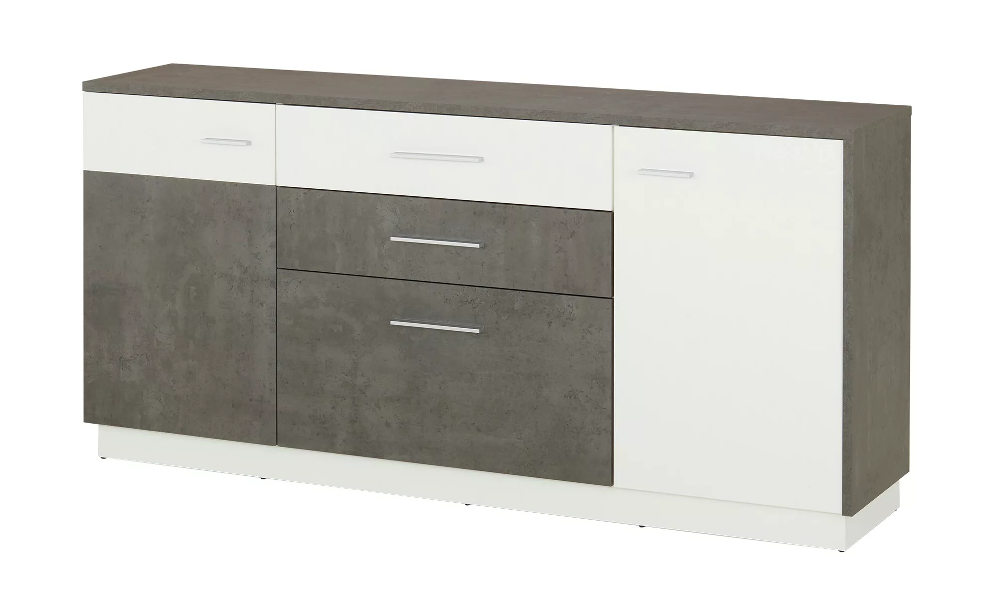 Sideboard  Zenga ¦ grau ¦ Maße (cm): B: 183 H: 87 T: 40 Aktuelles > Wohnzim günstig online kaufen