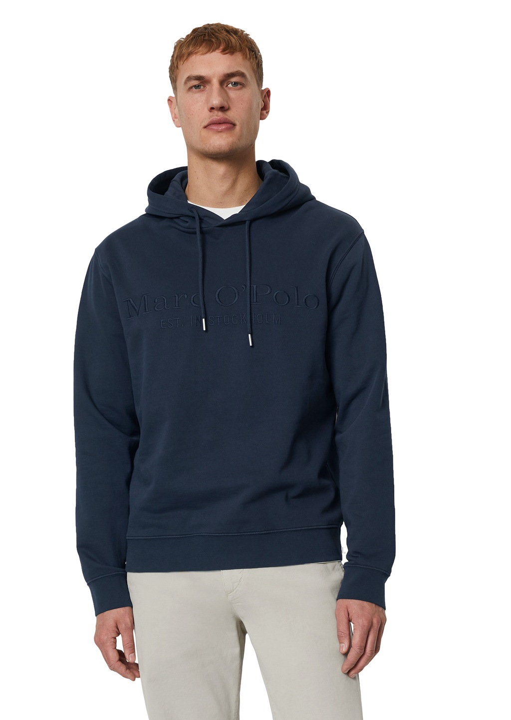 Marc O'Polo Hoodie mit Ton-in-Ton Stickerei günstig online kaufen