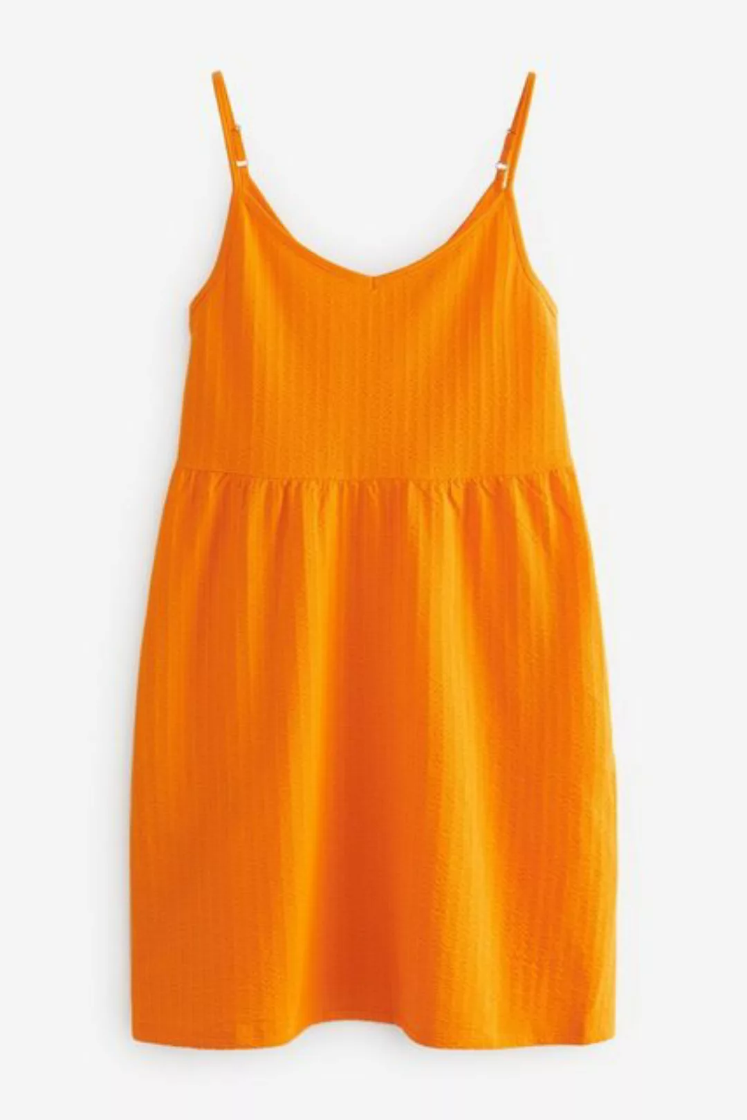 Next Sommerkleid Kurzes Sommerkleid mit Trägern und V-Ausschnitt (1-tlg) günstig online kaufen