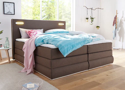 COLLECTION AB Boxspringbett »Ninoni«, inkl. Bettkasten, Topper und wahlweis günstig online kaufen