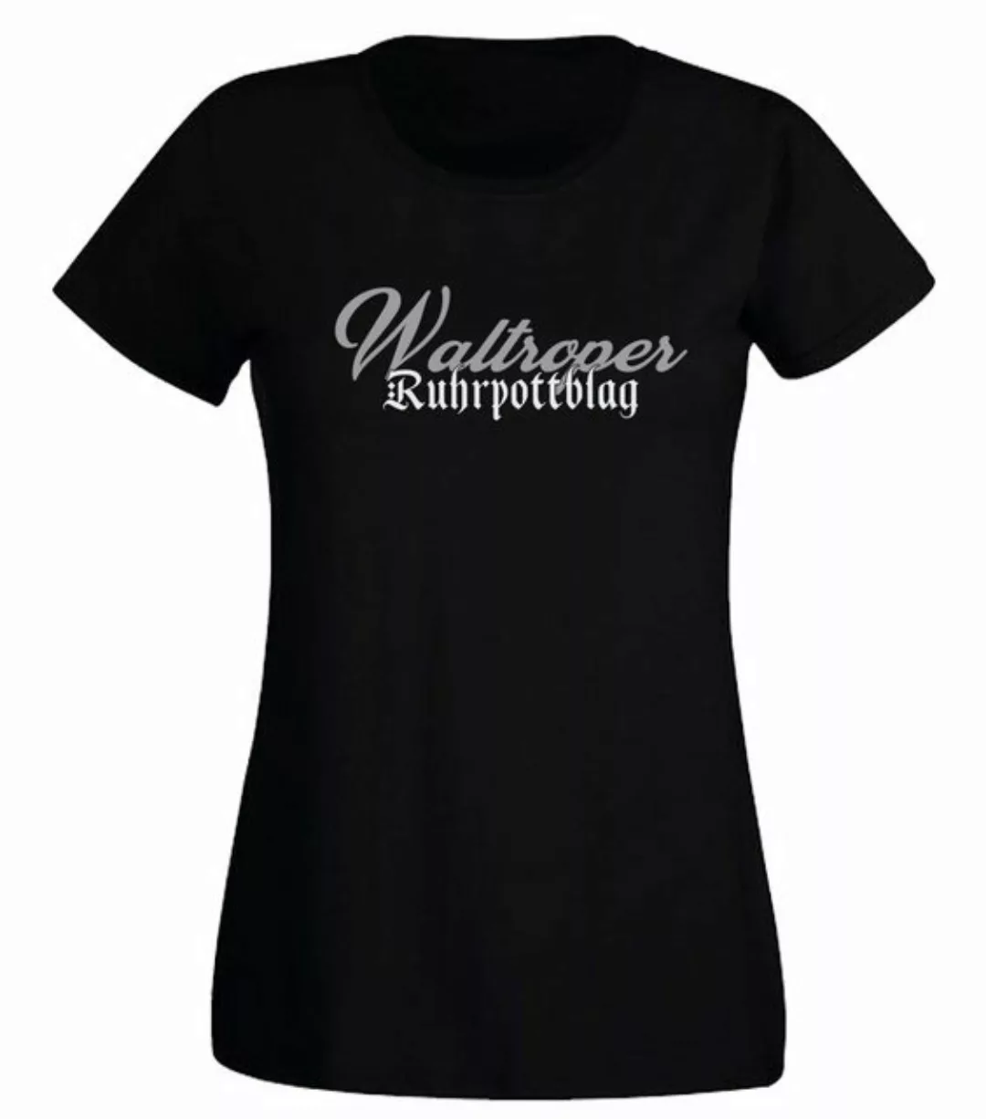 G-graphics T-Shirt Waltroper Ruhrpottblag Slim-fit Damen T-Shirt mit Ruhrge günstig online kaufen