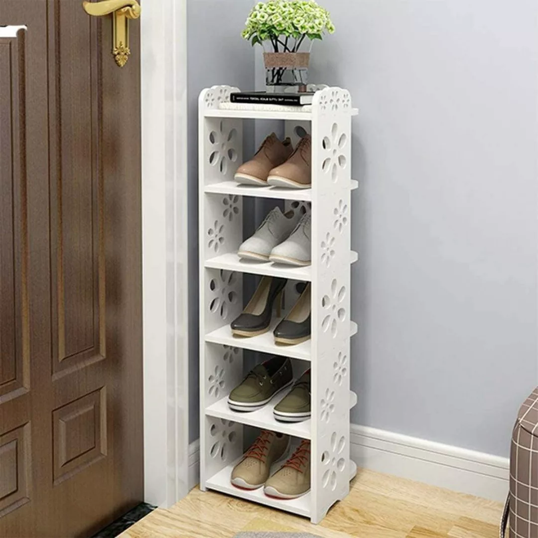 NAIMP Schuhregal Verstellbare Pflaumenblüte Schuhregal für günstig online kaufen