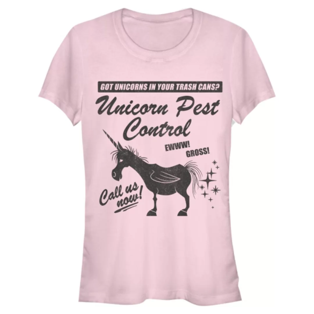 Pixar - Onward - Logo Unicorn Pest Control - Frauen T-Shirt günstig online kaufen