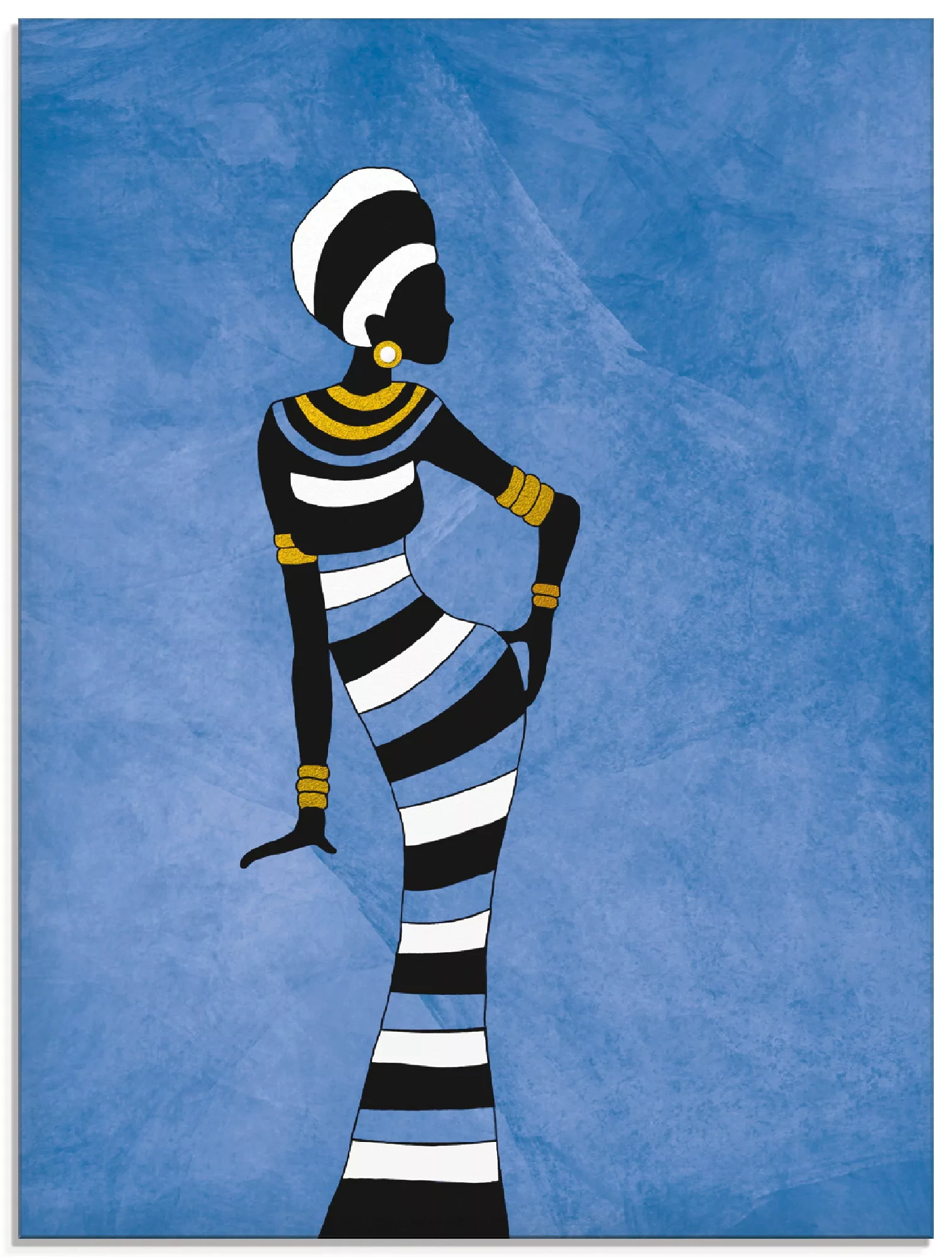 Artland Glasbild »Afrikanische Frau«, Frau, (1 St.) günstig online kaufen