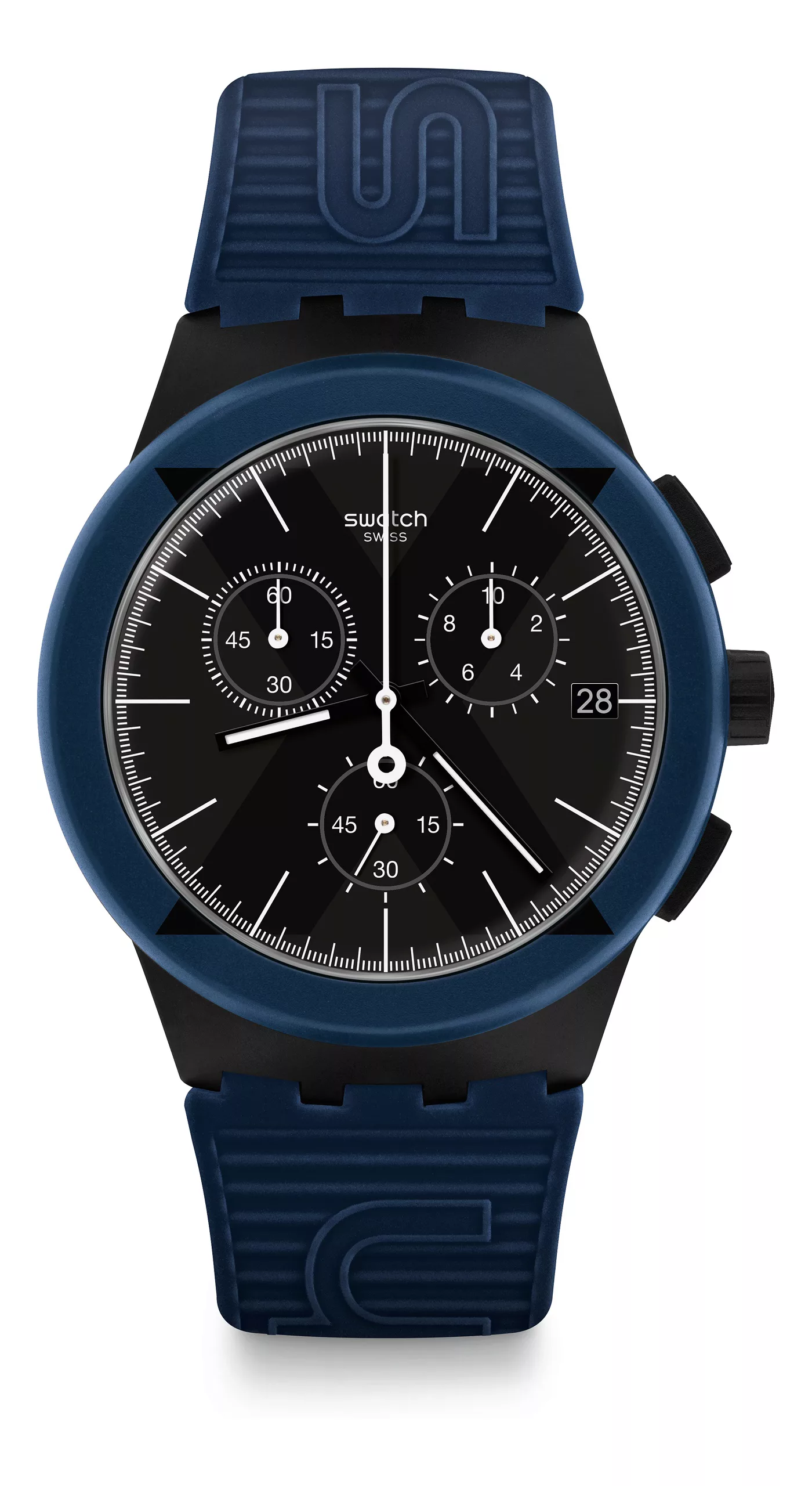 Swatch X-DISTRICT BLUE SUSB418 Herrenchronograph günstig online kaufen