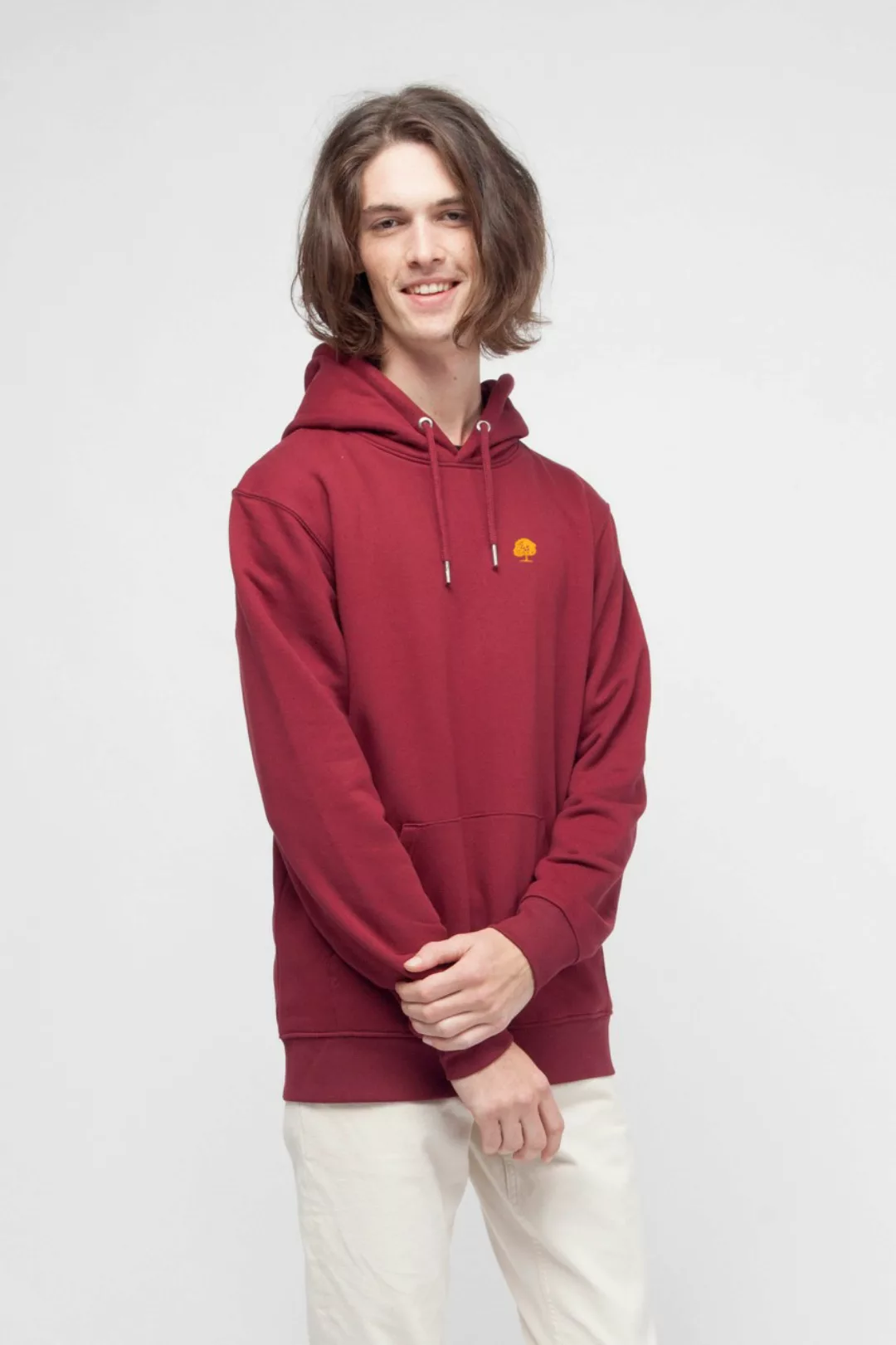 Hoodie aus Bio Baumwolle & recyceltem Polyester günstig online kaufen