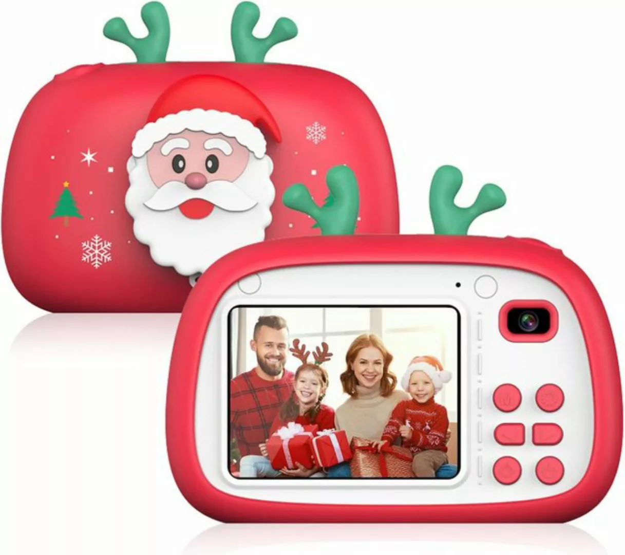 SUPBRO Weihnachtsmann Silikonhülle Fotoapparat 2.4" IPS-Bildschirm 1080P HD günstig online kaufen