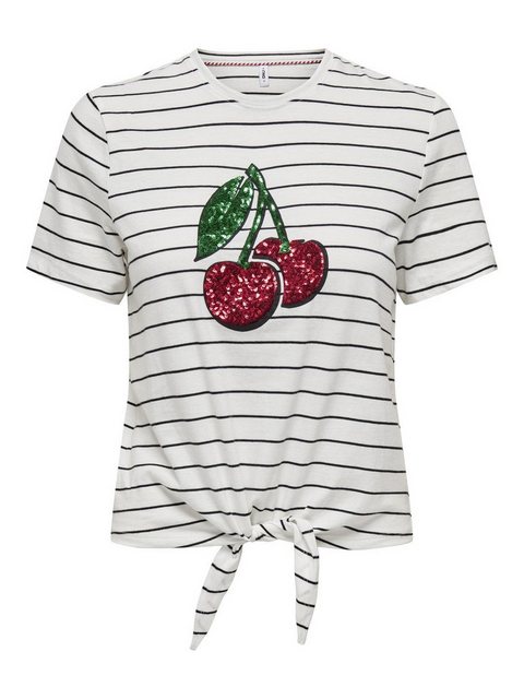 ONLY Kurzarmshirt ONLKITA LIFE S/S FRUIT KNOT TOP BOX JRS günstig online kaufen