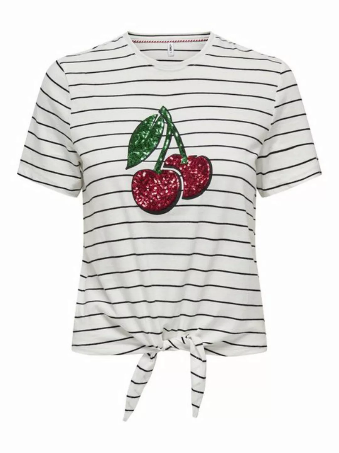 ONLY Kurzarmshirt ONLKITA LIFE S/S FRUIT KNOT TOP BOX JRS günstig online kaufen