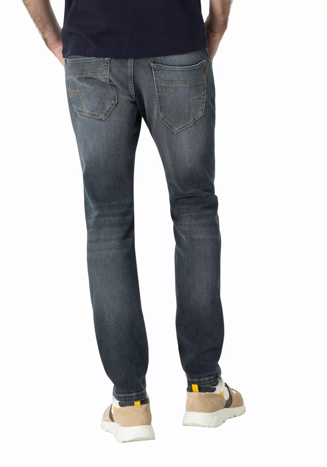 TIMEZONE Herren Jeans SLIM SCOTTTZ - Slim Fit - Grau - Navy Grey Wash günstig online kaufen