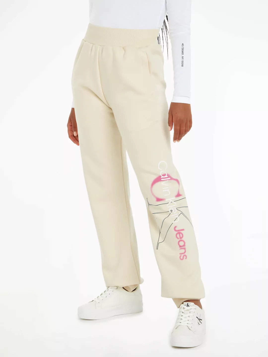 Calvin Klein Jeans Sweatpants "BOLD MONOLOGO CUFFED PANT" günstig online kaufen