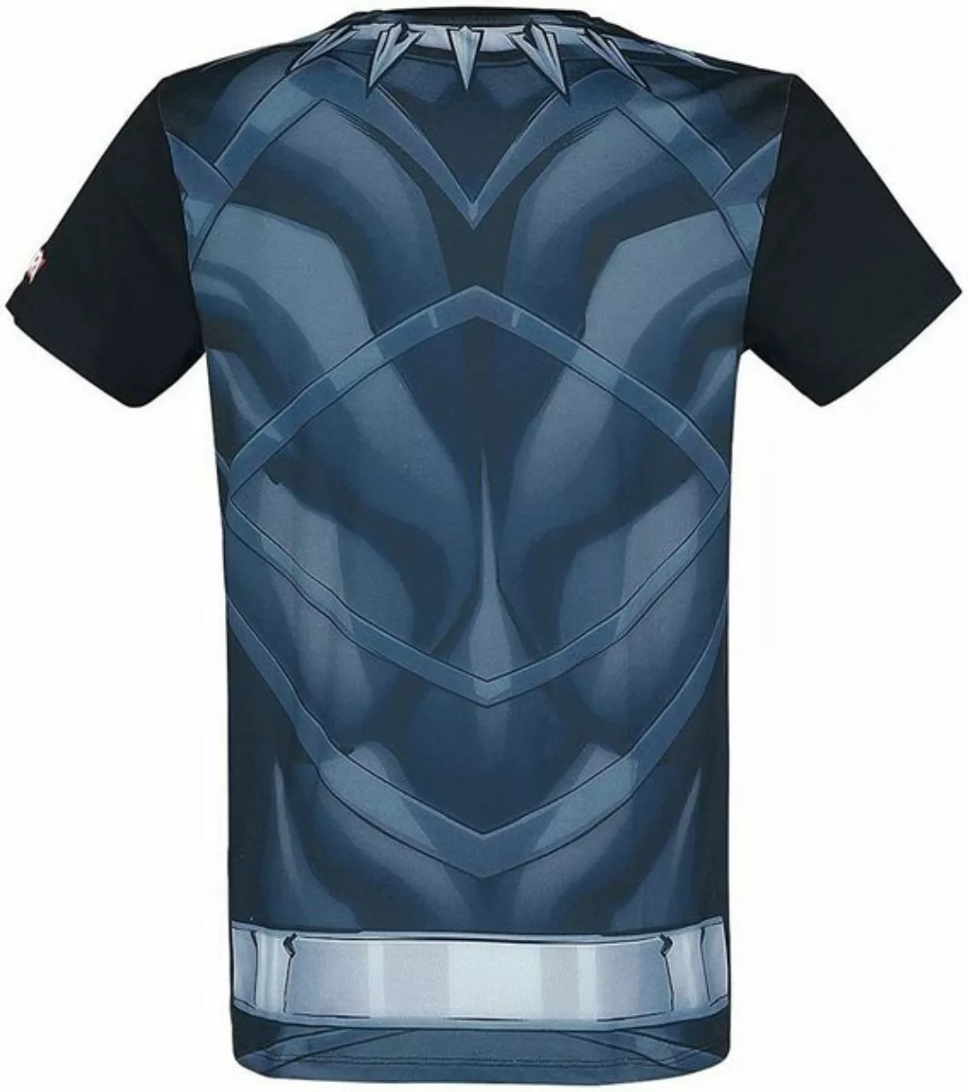 MARVEL T-Shirt Black Panther Cosplay T-Shirt Marvel Comis Superhelden Blau günstig online kaufen