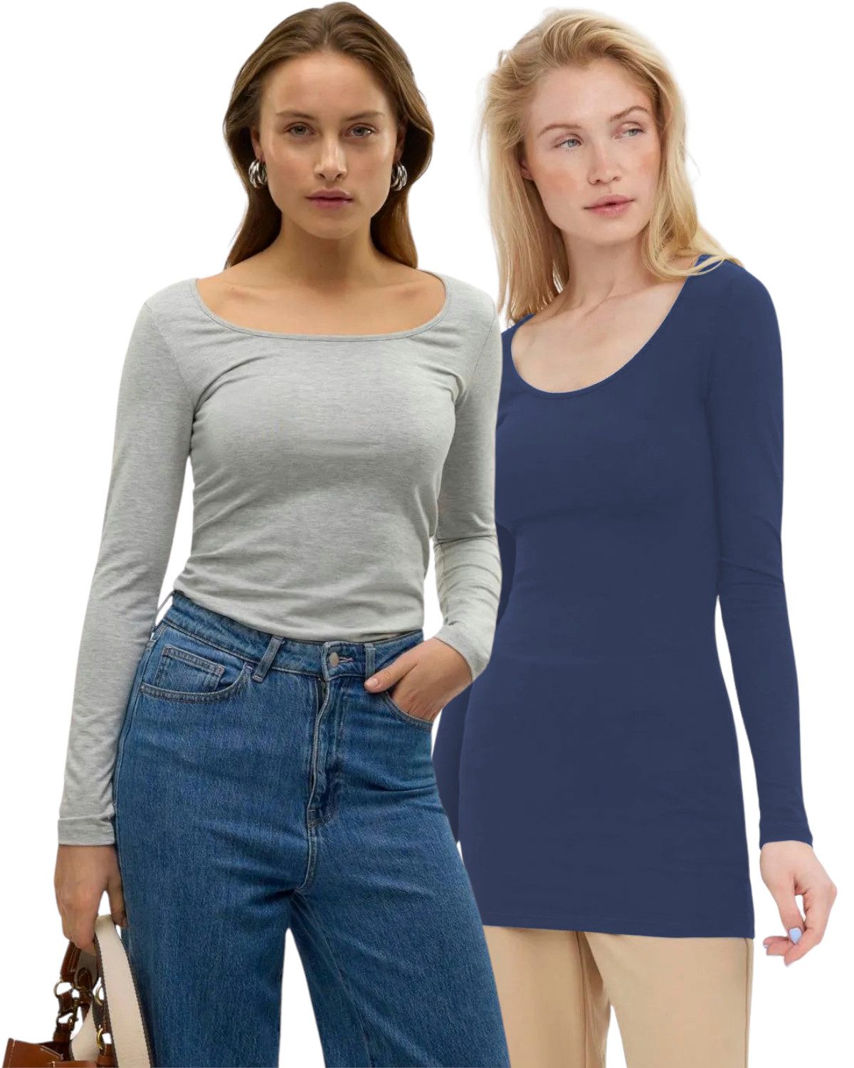 Vero Moda Langarmshirt stilvolle Longsleeves mit günstig online kaufen