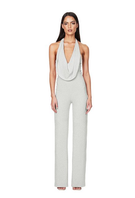 CHENIN 7/8-Overall Ärmelloser Jumpsuit für Frauen (Rückenfrei Hängender Hal günstig online kaufen