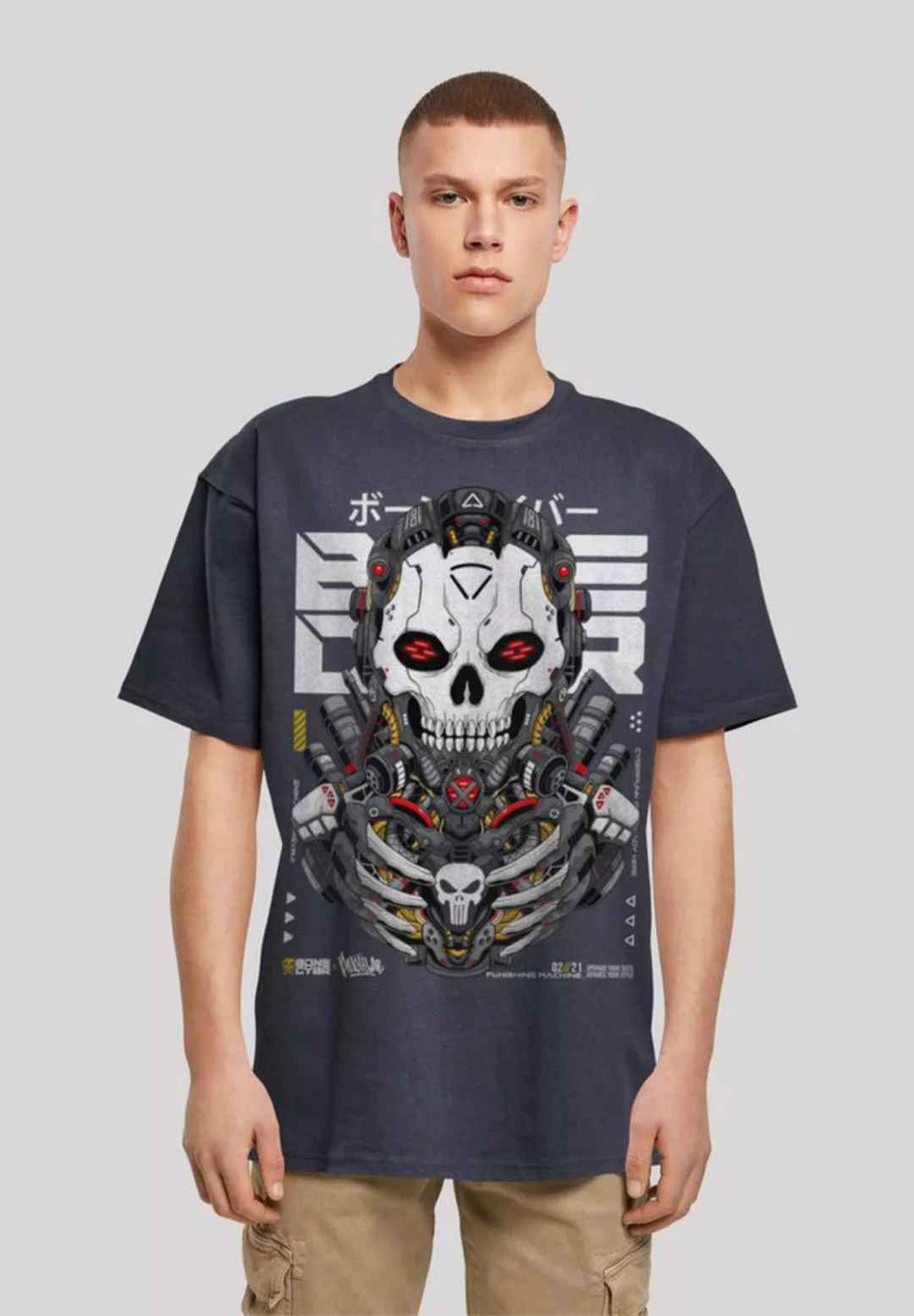 F4NT4STIC T-Shirt "Bone Cyber Punishing Machine CYBERPUNK STYLES", Print günstig online kaufen