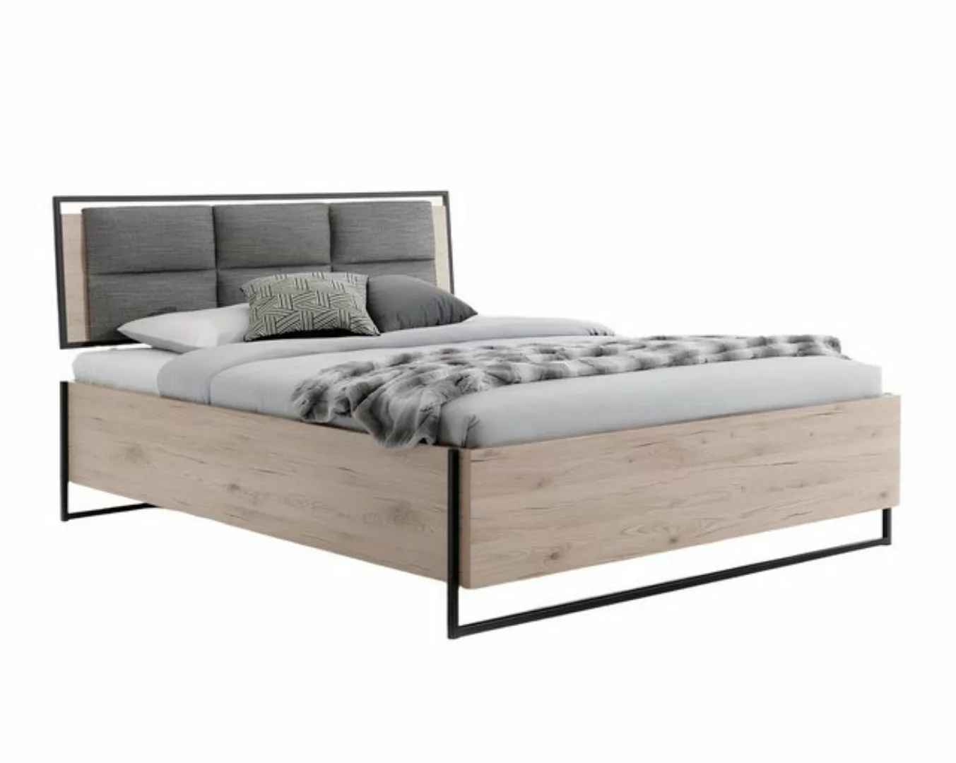 JVmoebel Bett Bett Beige Loft Design Modern Doppel Betten Schlafzimmer Eleg günstig online kaufen