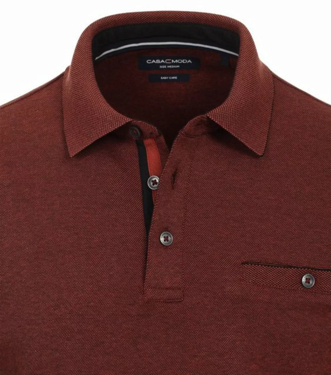 CASAMODA Langarm-Poloshirt günstig online kaufen