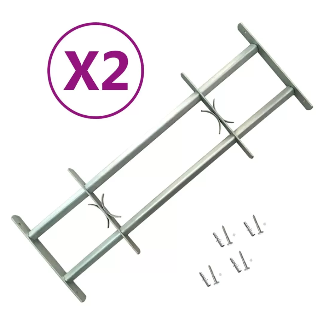 Fenstergitter Verstellbar Für Fenster 2 Stk. 1000-1500 Mm günstig online kaufen