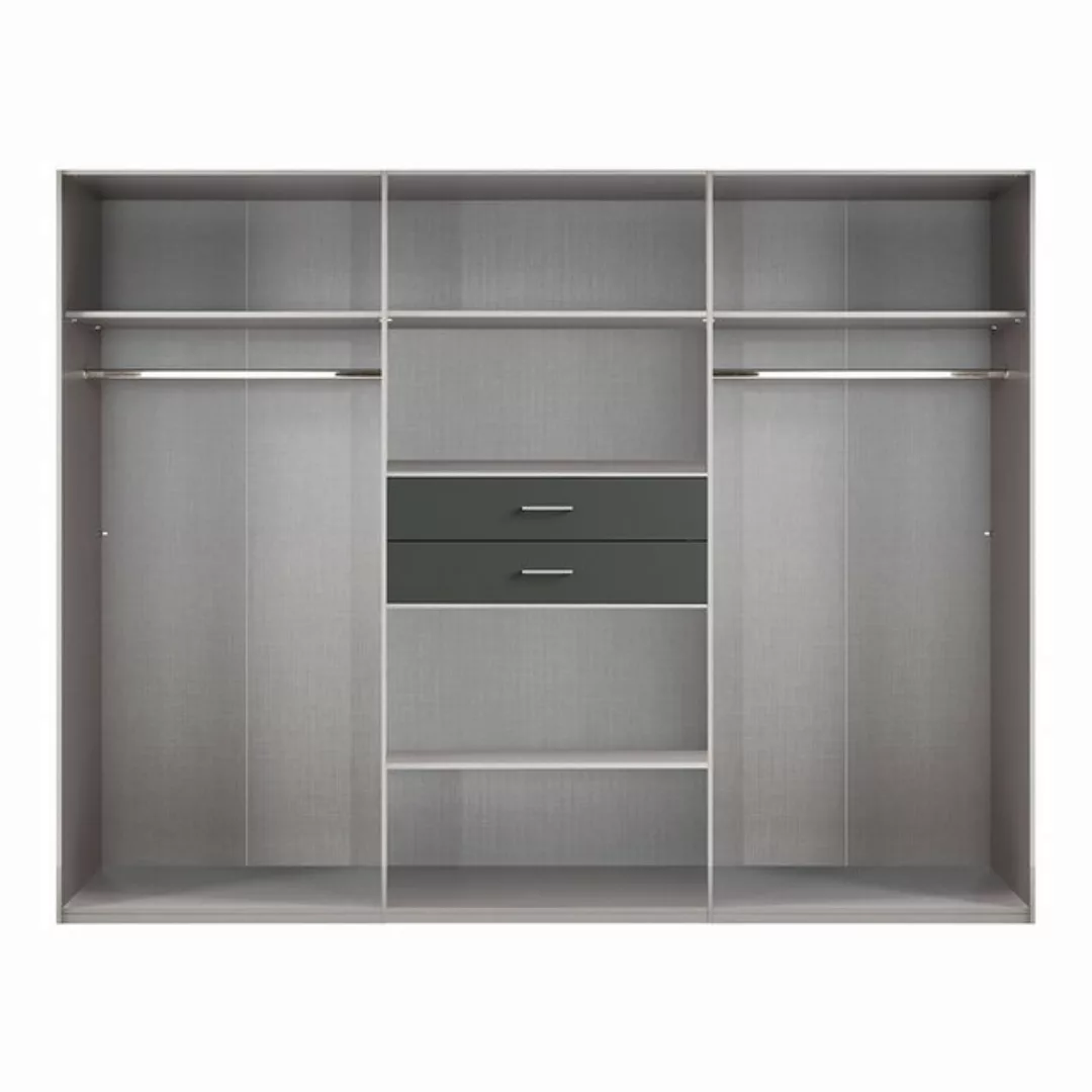 Lomadox Kleiderschrank DUNMORE-43 Drehtürenschrank 273cm mit Passepartoutra günstig online kaufen