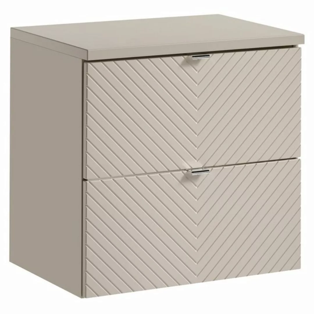 Lomadox Waschbeckenschrank VERACRUZ-56 Waschtischunterschrank, 60cm, gerill günstig online kaufen