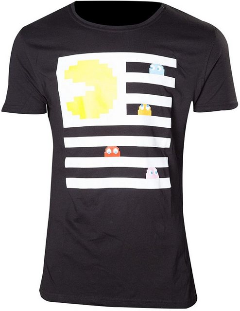 Pac-Man Print-Shirt PACMAN T-Shirt Computer Retrogames Shirt Herren günstig online kaufen