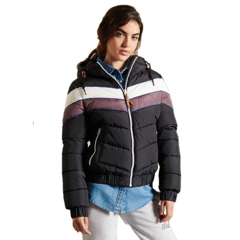 Superdry Spirit Retro Puffer Jacke 2XS Jet Black günstig online kaufen