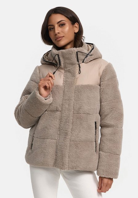 Marikoo Winterjacke "Kaguraa", warme Teddyfell Sherpa Jacke günstig online kaufen