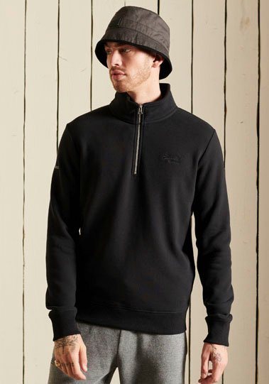 Superdry Sweatshirt VINTAGE LOGO EMB ZIP HENLEY günstig online kaufen