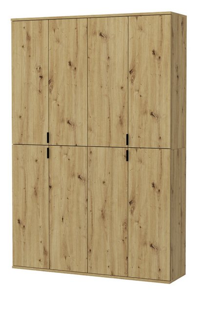 Inn.Furn Garderobenschrank Line-Up (in Eiche Artisan, 122 x 193) variable I günstig online kaufen