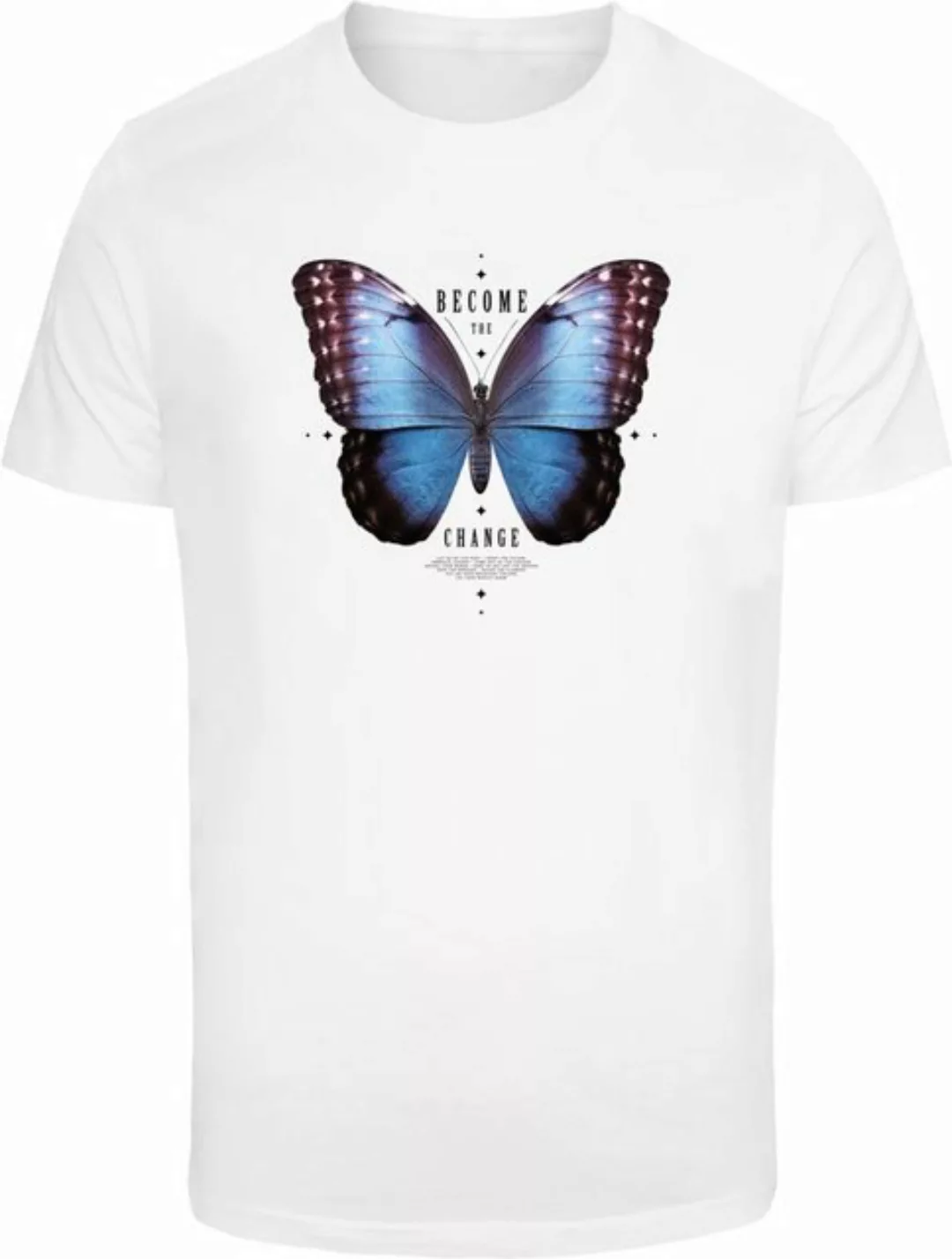 Mister Tee T-Shirt Become the Change Butterfly Tee günstig online kaufen