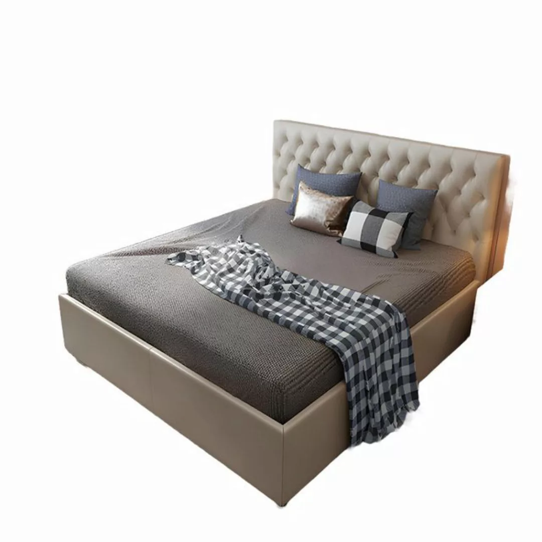 Xlmoebel Bett Designer Bett "Chesterfield" für Schlafzimmer mit (Chesterfie günstig online kaufen