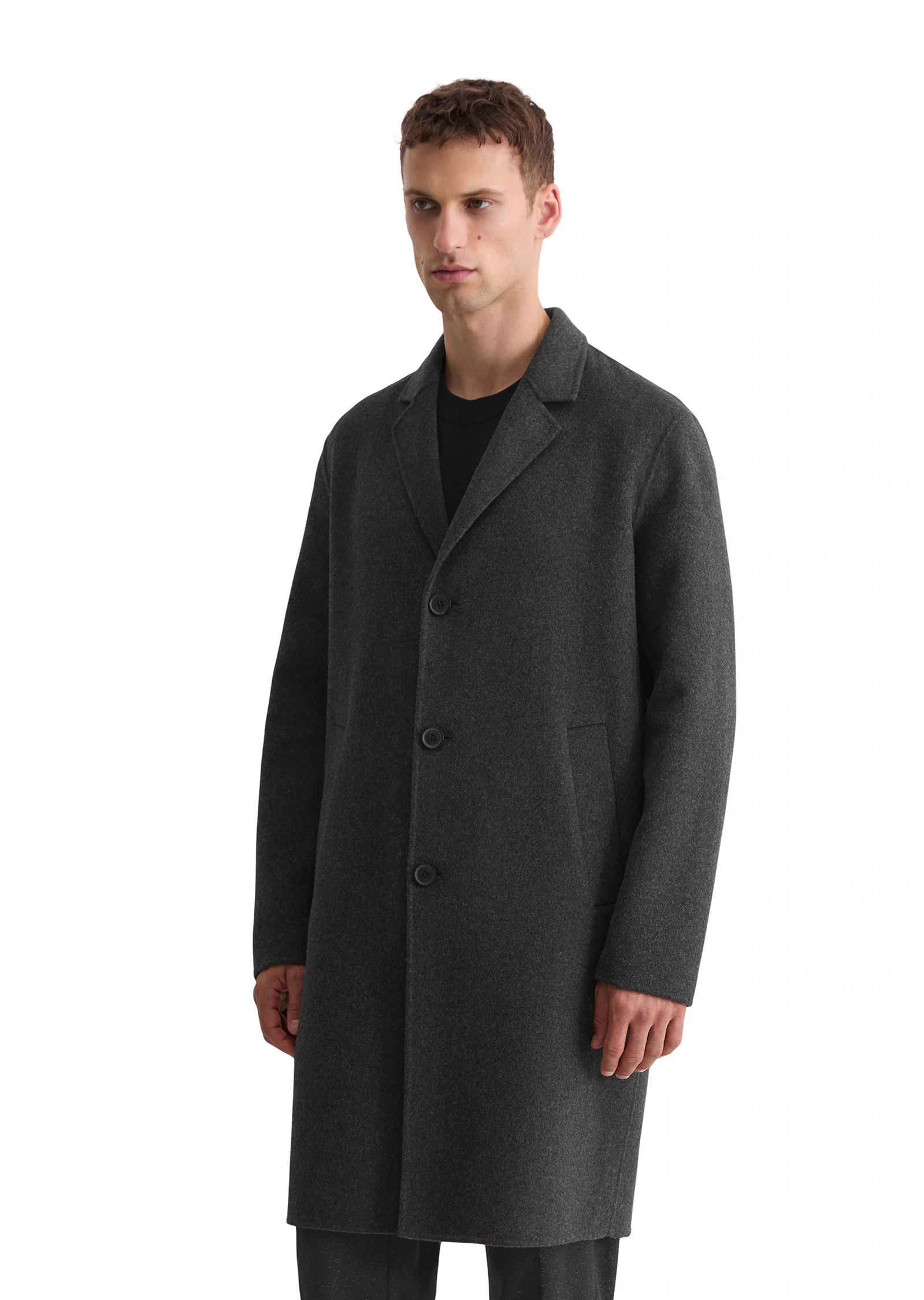 Marc OPolo Wollmantel, regular fit, aus recyceltem Double-Face-Wool-Mix günstig online kaufen