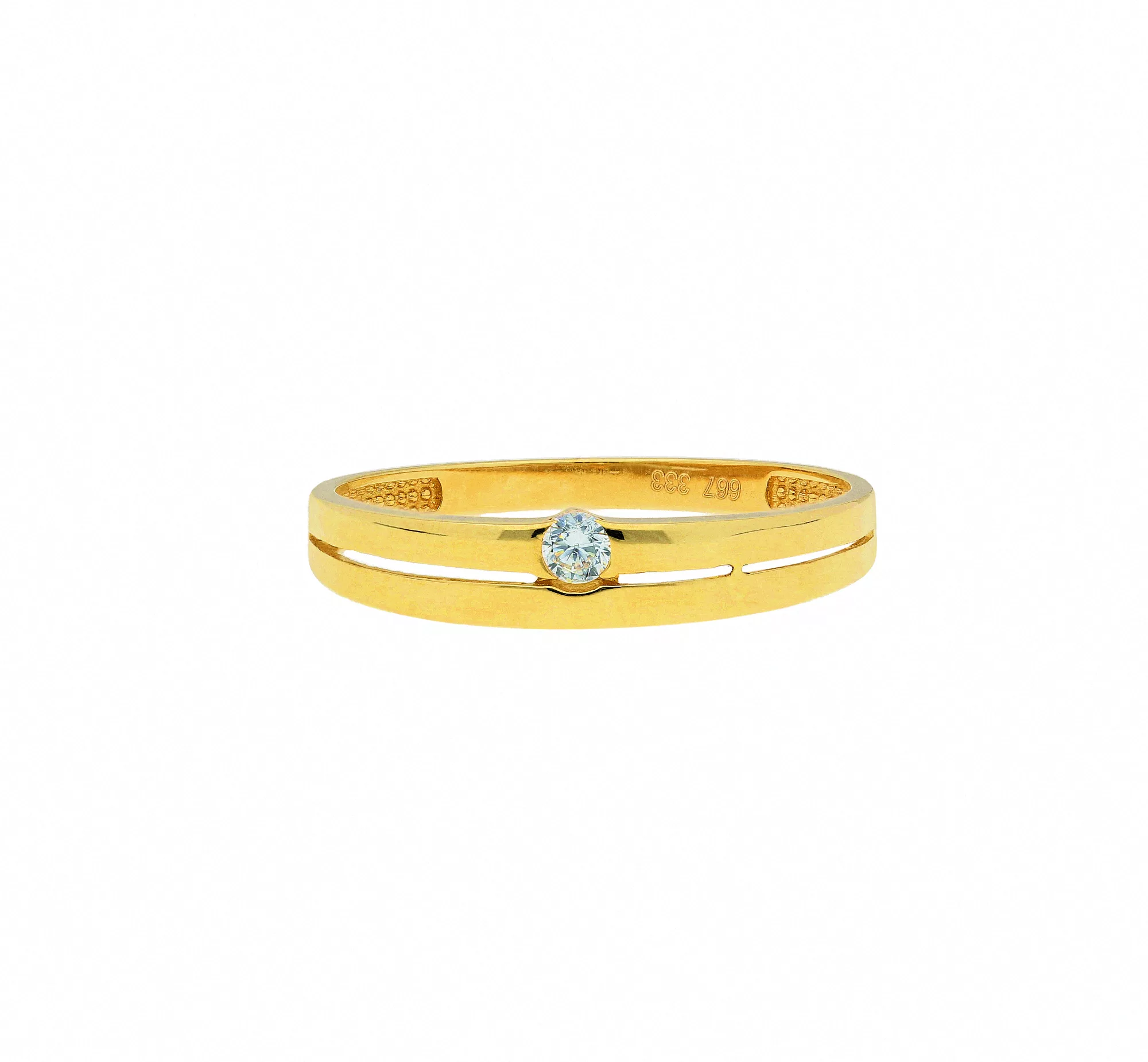 Adelia´s Fingerring "333 Gold Ring mit Zirkonia", Goldschmuck für Damen günstig online kaufen